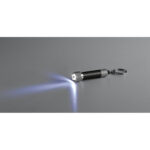 LERGAN. Porte-clés en aluminium avec lampe de poche 3 LED – Image 4