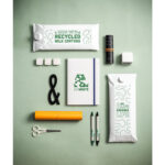 MILKY. Carnet A5 fabriqué à partir de briques de lait recyclées avec pages lignées – Image 3