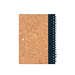 VICENTE. Carnet B6 en liège et polyester recyclé (100% rPET) avec stylo bille – Image 5
