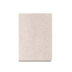 ORGANIC SEMI-RIGID. Bloc-notes A5 avec couverture semi-rigide en matière organique d'éléphant (80%) – Image 2