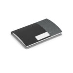 TRAVOLTA. Set porte-cartes et porte-clés en métal et PU – Image 2