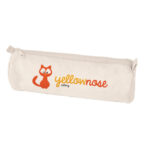 SCHOOLI. Trousse à crayons en 100% cotton canevas (290 g/m²), au design cylindrique – Image 2