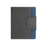 RUSSEL. Couverture en PU et tissu polyester avec bloc-notes A5 avec pages unies – Image 5
