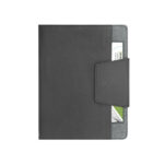 RUSSEL. Couverture en PU et tissu polyester avec bloc-notes A5 avec pages unies – Image 7