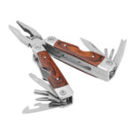 MAGNUM. Pince pliante multifonctions en acier inoxydable et en bois – Image 4