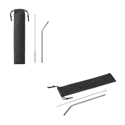 COCKTAIL. Paille en acier inoxydable réutilisable