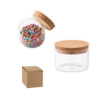 SPICE 380. Bouteille en verre borosilicate et bouchon en liège 380 mL