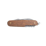 BELPIANO. Couteau de poche multifonction en acier inoxydable et bois – Image 4