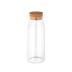 JASMIN 1000. Bouteille en verre avec couvercle en liège 1 litre – Image 3