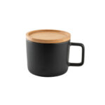 FANGIO. Tasse en céramique 230 mL avec couvercle et base en bambou – Image 7