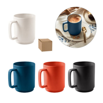 MIGHTY. Tasse en céramique avec corps cylindrique 330 mL