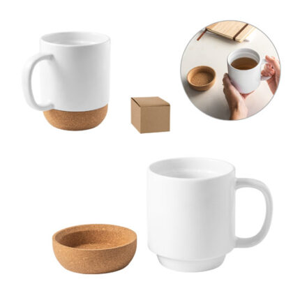 RORY SUB. Mug en céramique 390mL avec revêtement pour sublimation