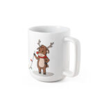 REINDEER. Tasse avec impression de Noël 330 mL – Image 3