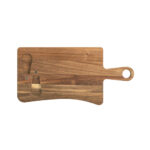 CASSIA. Plateau à fromage en bois d'acacia avec poignée, fabriqué à partir de matériaux certifiés FSC™ et d'autres matériaux contrôlés – Image 2