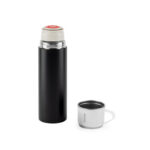 COMANECI. Bouteille en acier inoxydable à double paroi (90 % recyclé) avec finition mate 490 mL – Image 2