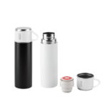 COMANECI. Bouteille en acier inoxydable à double paroi (90 % recyclé) avec finition mate 490 mL