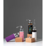RAISE. Bouteille de sport en verre et acier inoxydable 520 mL – Image 3