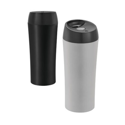 MONARDA. Mug de voyage 470mL en acier inox et PP