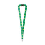 DOVER. Tour de cou pour sublimation en polyester recyclé (100% rPET) avec mousqueton – Image 2