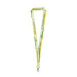 WINDSOR. Tour de cou pour sublimation en polyester recyclé (100% rPET) avec mousqueton – Image 3