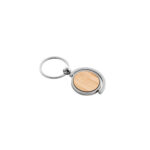 HOMER ROUND. Porte-clés rond en bambou – Image 3