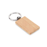STEWIE. Porte-clés rectangulaire en bois de hêtre – Image 4