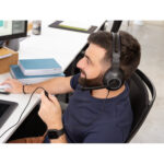 KILBY. Casque audio ajustable en ABS et PP avec microphone – Image 3