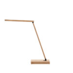 MOREY. Lampe de bureau pliante avec chargeur sans fil ultrarapide de 15 W en bambou – Image 8