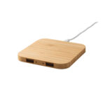 DALTON. Chargeur sans fil 15W superfast en bambou – Image 5
