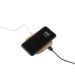 DALTON. Chargeur sans fil 15W superfast en bambou – Image 6