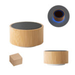 ARBER. Enceinte portable 3W avec autonomie de 2h en bambou et ABS