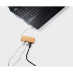 MOSER. HUB avec 2 ports USB-A et 1 USB-C en bambou – Image 6