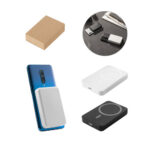 AMPERE 5. Batterie nomade magnétique de 5 000 mAh avec chargeur sans fil ultrarapide de 15 W en ABS recyclé (100 % rABS)