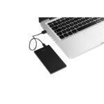 DENNING. Banque d'alimentation mince en acier inoxydable de 5 000 mAh – Image 4