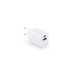 WEGENER. Adaptateur secteur avec port USB-A 18W et USB-C 20W en ABS recyclé (100 % rABS) – Image 4