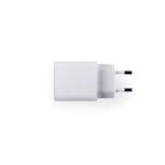 WEGENER. Adaptateur secteur avec port USB-A 18W et USB-C 20W en ABS recyclé (100 % rABS) – Image 2