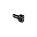 DIRAC. Adaptateur allume-cigare avec port USB-A 18W et USB-C 20W en 100% rABS – Image 4