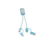 BERNERS. Câble USB 6-en-1 ultra-rapide en PET recyclé (100 % rPET) – Image 4