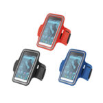 CONFOR. Brassard en PU et coque souple pour smartphone 6'5