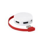 GARDNER. HUB avec câble et 4 ports USB-A en ABS – Image 4