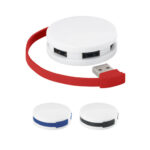 GARDNER. HUB avec câble et 4 ports USB-A en ABS
