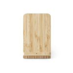 LEAVITT. Porte-smartphone et porte-stylos avec chargeur sans fil rapide 10W en bambou – Image 2