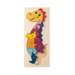 DIPLODOCO. Puzzle en forme de dinosaure en contreplaqué de pin – Image 7