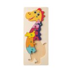 DIPLODOCO. Puzzle en forme de dinosaure en contreplaqué de pin – Image 8