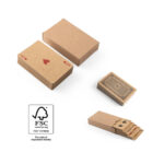 FISCHER. Jeu de 54 cartes classiques en papier kraft, fabriquée à partir de matériaux certifiés FSC™ et d'autres matériaux contrôlés