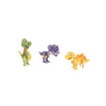 DINOSAURUS. Puzzle 3D en papier et EVA en forme de dinosaure – Image 3