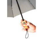 RIVER. Parapluie pliable en polyester recyclé (100% rPET) 190T pongé à ouverture et fermeture automatiques – Image 13