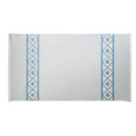 MALEK. Serviette de toilette multifonctionnelle et de bain (350g/m²) en coton léger et résistant (85%) et en coton recyclé (15%) – Image 2