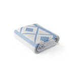 MALEK. Serviette de toilette multifonctionnelle et de bain (350g/m²) en coton léger et résistant (85%) et en coton recyclé (15%) – Image 9