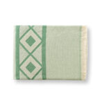 MALEK. Serviette de toilette multifonctionnelle et de bain (350g/m²) en coton léger et résistant (85%) et en coton recyclé (15%) – Image 12